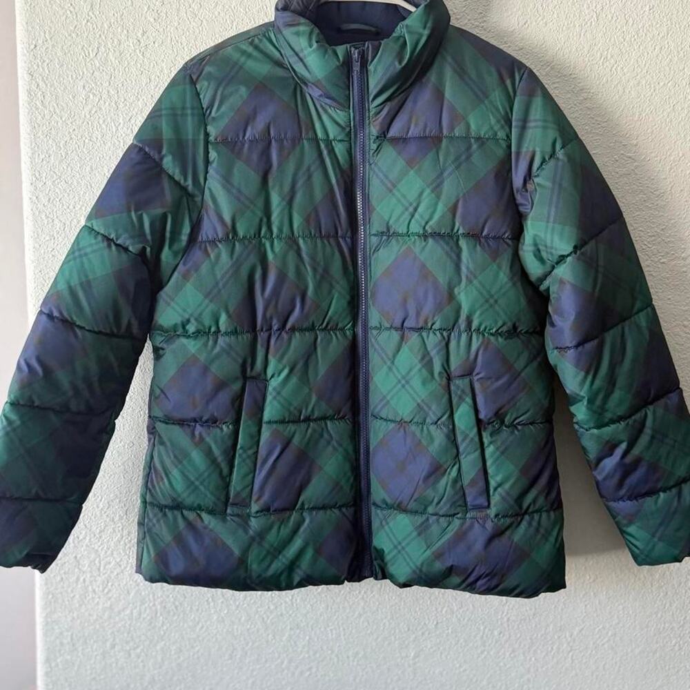 Old navy green puffer jacket